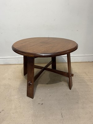 Lot 1088 - An Arts & Crafts oak centre table on four...