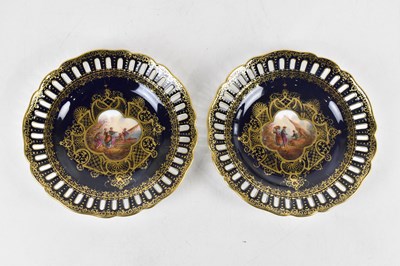 Lot 1545 - DRESDEN; a pair of late 19th/early 20th...