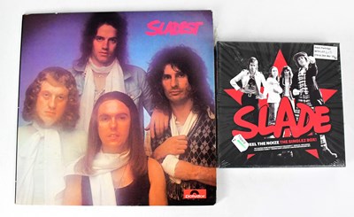 Lot 613 - SLADE; 'Sladest' LP, in gatefold cover, signed...