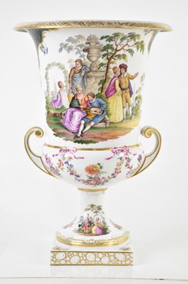 Lot 1533 - BERLIN PORCELAIN; a large late 19th century...