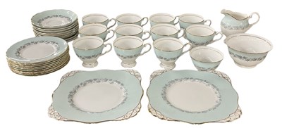 Lot 543 - TUSCAN; a part tea service decorated in the...