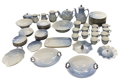 Lot 521 - ROYAL COPENHAGEN; a part tea and coffee...