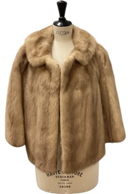 Lot 494 - A mink fur coat.