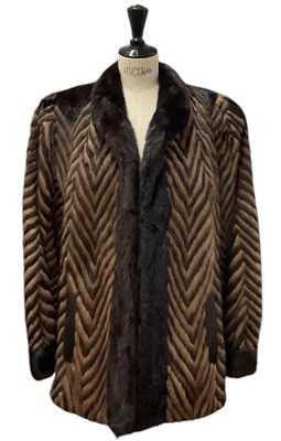 Lot 497 - A mink fur coat.