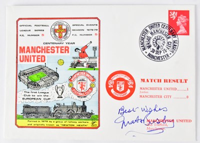 Lot 552 - MANCHESTER UNITED; two first day covers...