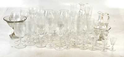 Lot 1663 - A collection of decorative glass items, to...