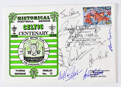 Lot 544 - CELTIC; a first day cover bearing the...