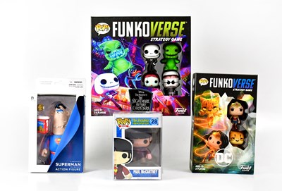 Lot 391 - FUNKO VERSE; two Strategy Game sets, Wonder...