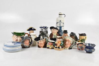 Lot 1639 - ROYAL DOULTON; a small Artware vase with wavy...