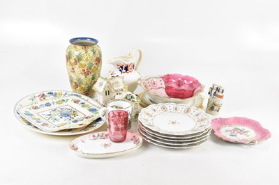 Lot 1614 - A collection of assorted ceramics including...
