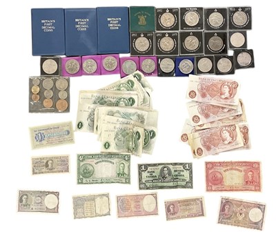 Lot 1540 - A collection of GB coins and banknotes...