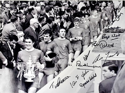 Lot 547 - LIVERPOOL FC; a black and white...