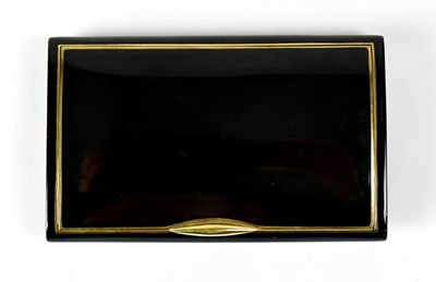 Lot 786 - P H VOGEL & Co; a George V 9ct gold black...