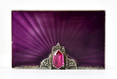 Lot 787 - STOCKWELL & CO; a Continental Art Deco silver...
