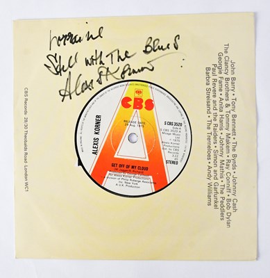 Lot 609 - ALEXIS KORNER; a 45rpm single, 'Get Off Of My...