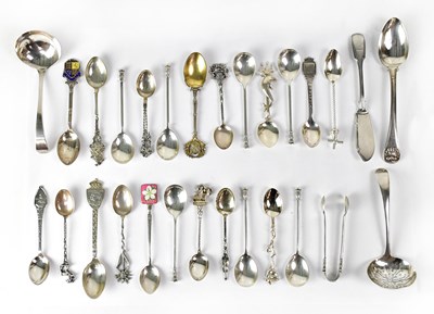 Lot 748 - A quantity of hallmarked silver spoons, to...