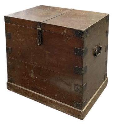 Lot 1143 - An early 20th century stained pine silver...