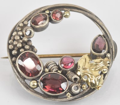Lot 1363 - An early 20th century Arts and Crafts silver...