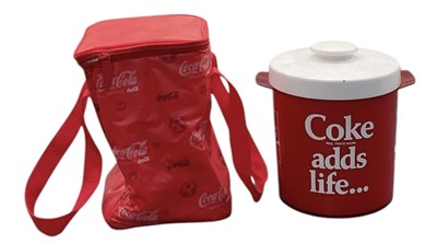 Lot 373 - COCA-COLA INTEREST; an insulated Coca-Cola...