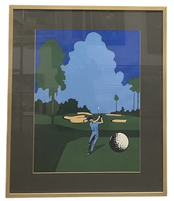 Lot 209 - ERIK DRUMMOND; a 20th century abstract print...