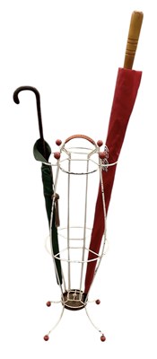 Lot 371 - A Coca-Cola umbrella, a further umbrella and a...