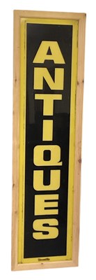 Lot 266 - BUTTERFIELD; a 1950s black and yellow perspex...