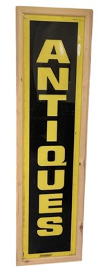 Lot 267 - BUTTERFIELD; a 1950s black and yellow perspex...