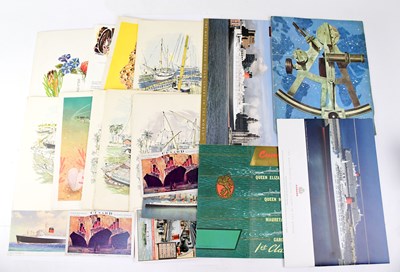 Lot 306 - Maritime ephemera to include a booklet 'QE2:...