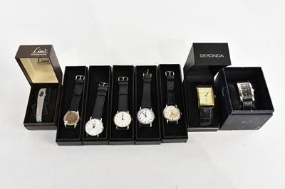Lot 616 - SEKONDA; four gentleman’s wrist watches, two...