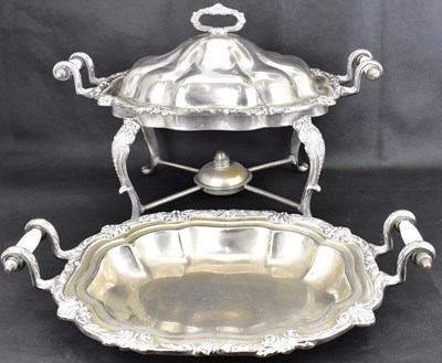 Lot 814 - A late 19th/early 20th century silver plated...