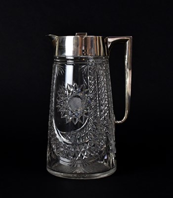 Lot 751 - JOHN GRINSELL & SONS; a George V cut glass and...