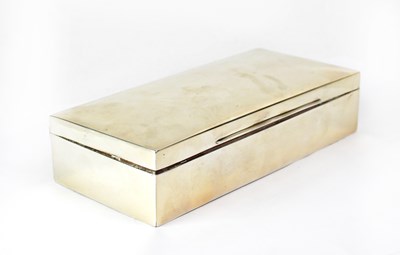 Lot 719 - A Victorian hallmarked silver rectangular...