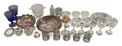 Lot 623 - A quantity of sundry glassware, including a...