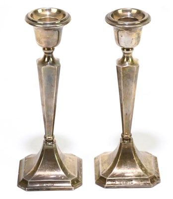 Lot 2164 - CLARK & SEWELL; a pair of George V hallmarked...