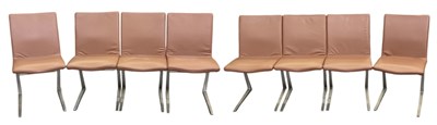 Lot 60 - BOCONCEPT; a set of eight contemporary tan...