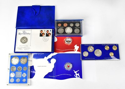 Lot 692 - Two silver 50p coins, 2020, proof coin sets...
