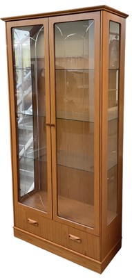 Lot 67 - G PLAN; a modern teak veneered display cabinet,...