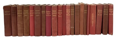 Lot 444 - KARL BAEDEKER; twenty-one volumes of...