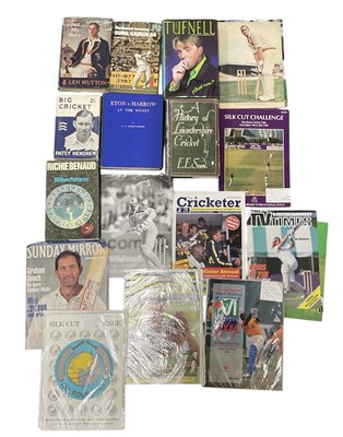 Lot 416 - A collection of cricket related...