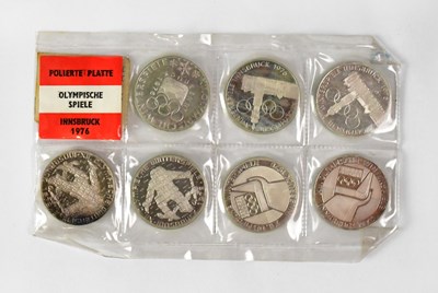 Lot 676 - Seven Innsbruck 1976 Olympics commemorative...