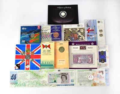 Lot 683 - Ten commemorative coin packs, comprising...