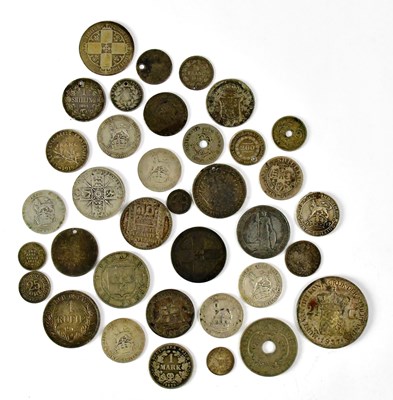 Lot 633 - A small collection of pre-decimal UK and World...