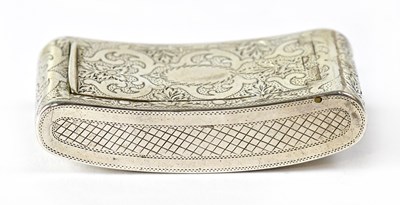 Lot 778 - JOHN SHAW; a George III hallmarked silver...