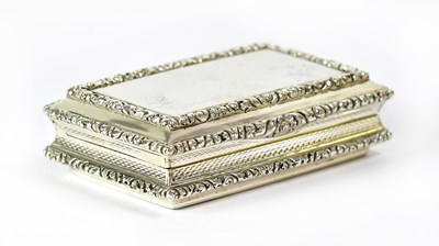 Lot 780 - JOSEPH WILLMORE; a William IV hallmarked...