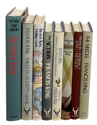 Lot 446 - FRANCIS KING; eight first editions comprising '...