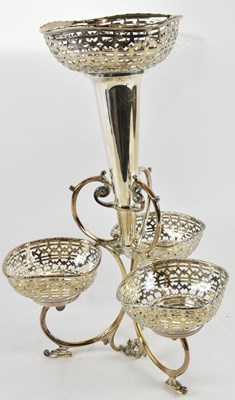 Lot 1004 - A late 19th/early 20th century silver plated...