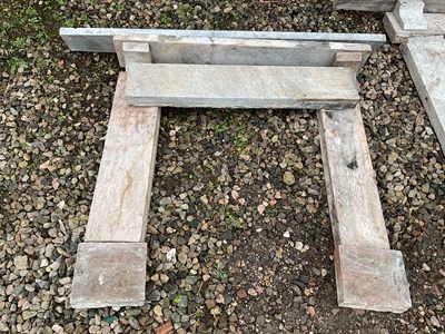 Lot 380 - Antique marble fire surround