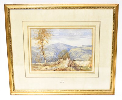 Lot 467 - THOMAS LOUND (1802-1861); watercolour, figures...