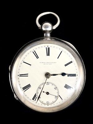 Lot 1357 - A late Victorian hallmarked silver key wind...