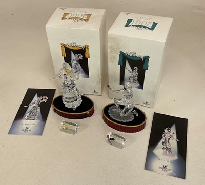 Lot 239 - SWAROVSKI; a pair of figures for the Annual...